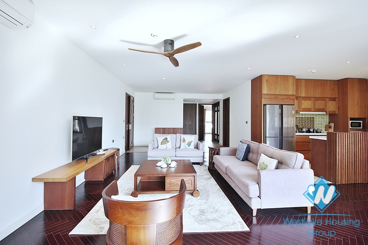 Japanese style 3 beds apartment in To Ngoc Van for lease